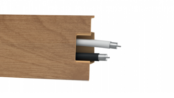 Плинтус ПВХ Arbiton - MACK 60 мм ДУБ АНТИЧНЫЙ 136 60х20х2500